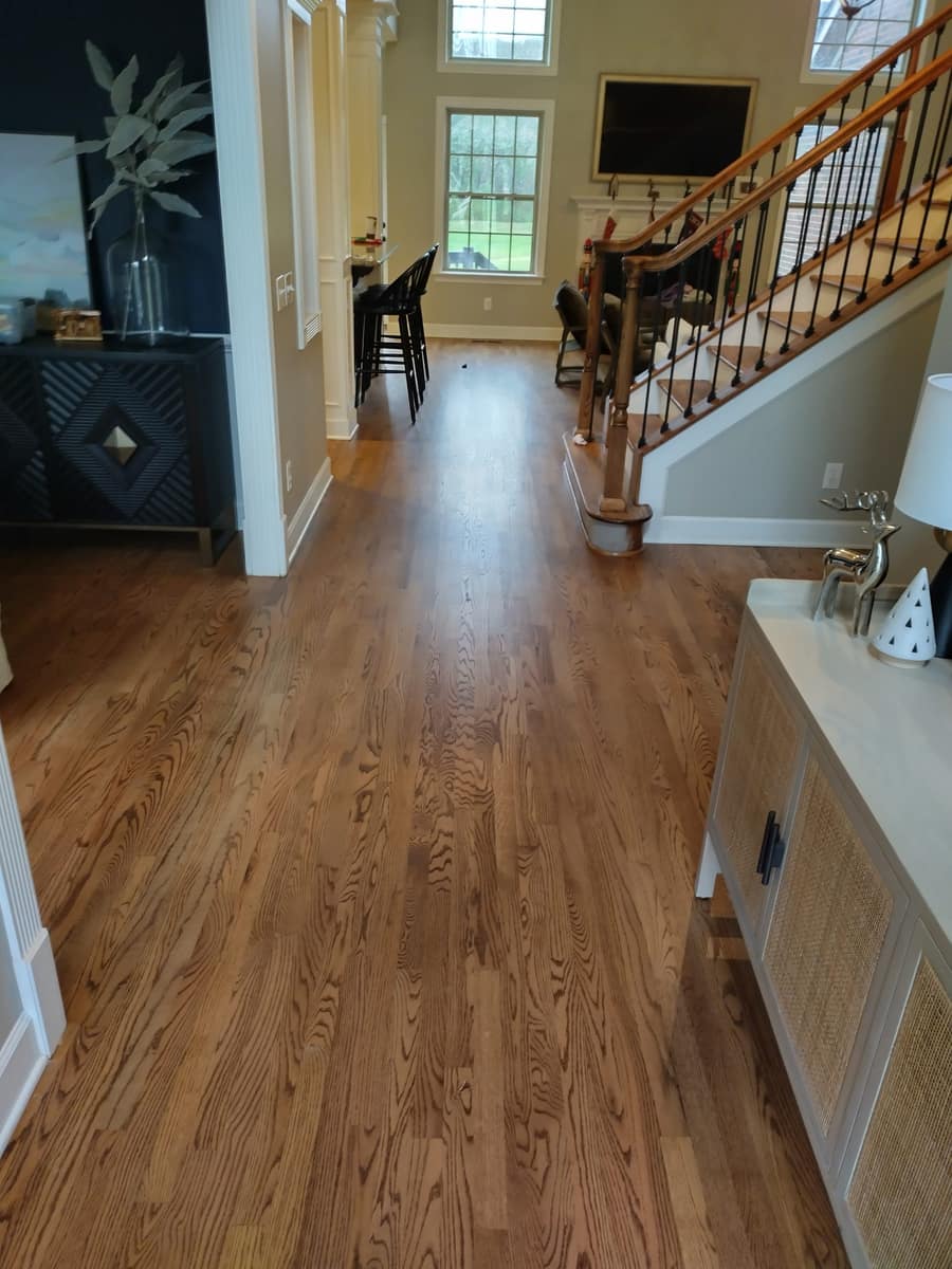 Hardwood flooring and refinishing work by Forever Flooring
